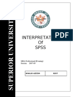 Use of SPSS in Research