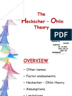 Hecher Ohlin Theory Int Businesss