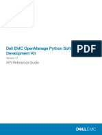 Dell Emc Openmanage Python Software Development Kit: Api Reference Guide