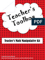 Teacher's Math Manipulative Kit: Created by Jessica Rhodes