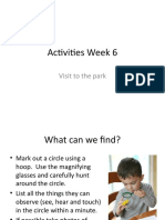 Activities Week 6