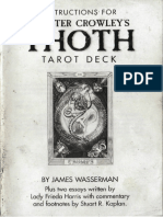 Booklet - Instructions For Thoth Tarot Deck PDF