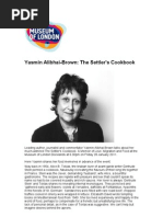 Download Yasmin Alibhai-Brown The Settlers Cookbook by Museum of London SN47465578 doc pdf
