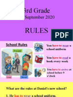 ENGLISH Grade 3 PPT Rules