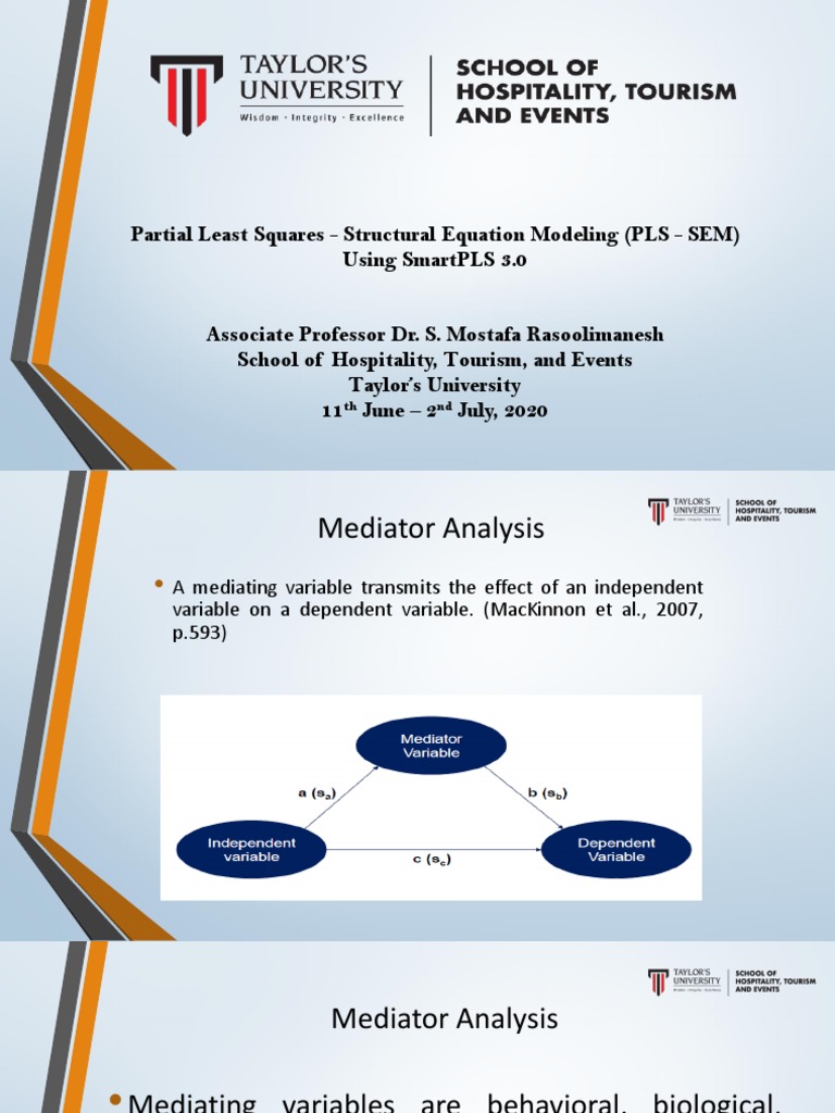 PLS-SEM Course with SmartPLS 3.0 | PDF | Structural Equation Modeling ...