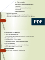 Scope of Macro Economics: Theory of Income and Employment