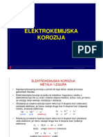 Elektro - Kemijska Korozija - Veljaca 2016