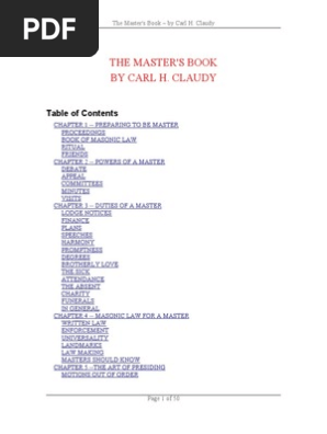 TheMastersBook-Claudy