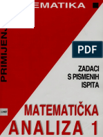 (Biblioteka Primijenjena Matematika) Ilko Brnetic - Matematicka Analiza 1 - Zadaci S Pismenih Ispita-Element (2005) PDF