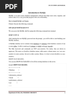 CA-01 DBMS LAB Reference Manual