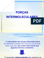 Forças intermoleculares
