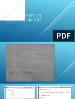AC Assignment ON SERIES RLC CIRCUIT