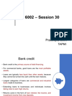Extra Session - Session 30 - Bank Credit PDF