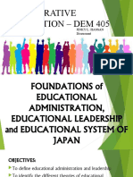 Comparative Education and Japan's Educational System
