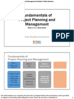 Fundamentals of Project Planning and Management Module 3