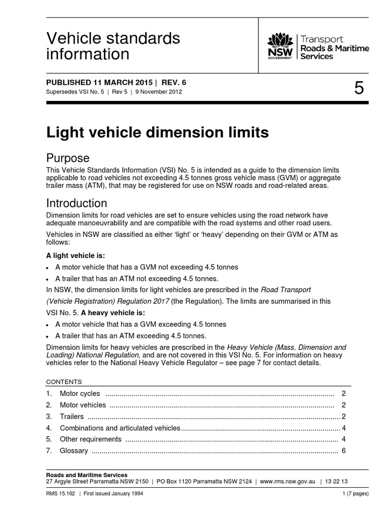 Overhang Rule PDF Trailer (Vehicle) Semi Trailer Truck