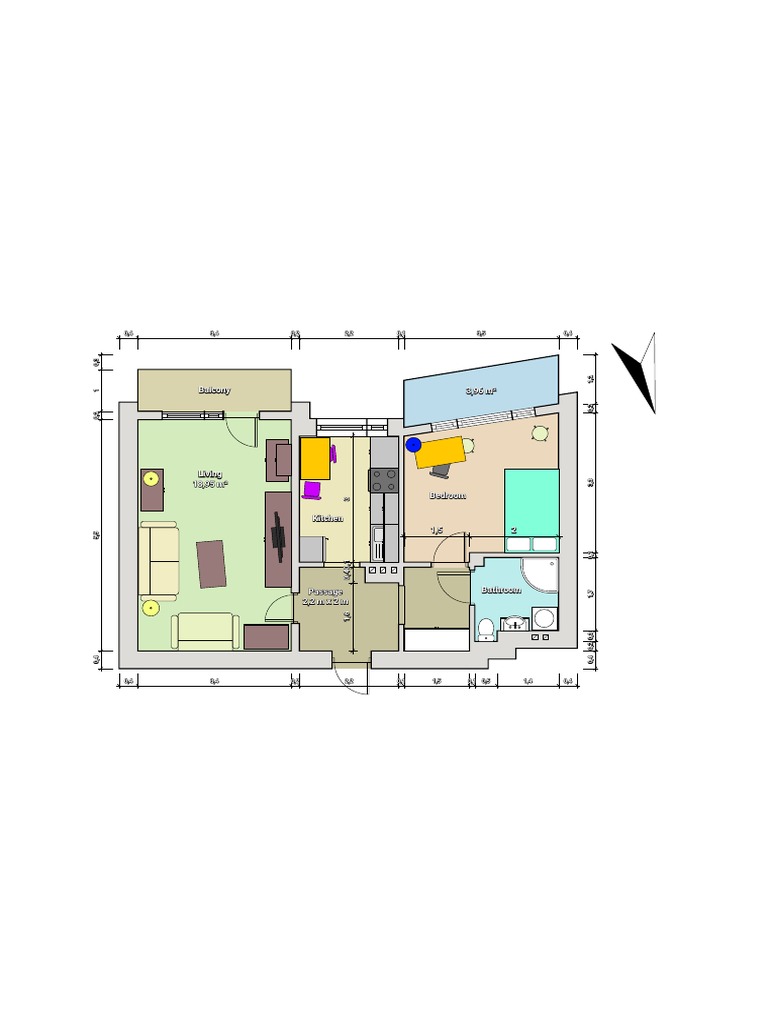 Compact Apartment Layout | PDF