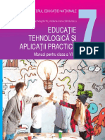 Educatie Tehnologica Pentru Aplicatii Practice Clasa VII PDF