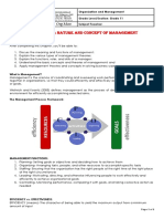 Org Man - Module 1 Nature Concept of MGMT PDF