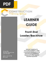 Learner Guide: Front-End Loader/Backhoe