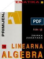(Biblioteka Primijenjena Matematika) Neven Elezović, Andrea Aglić Aljinović - Linearna Algebra_ Zbirka Zadataka-Element (2006)