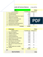 Analisis de Matrices en Excell