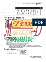 Clinical History and Examination