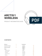 Arctis 1 Wireless: Product Information Guide