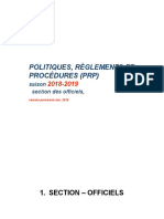 PRP - Version Provisoire Novembre 2018