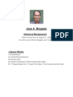 Jose A. Bragado: Historical Background