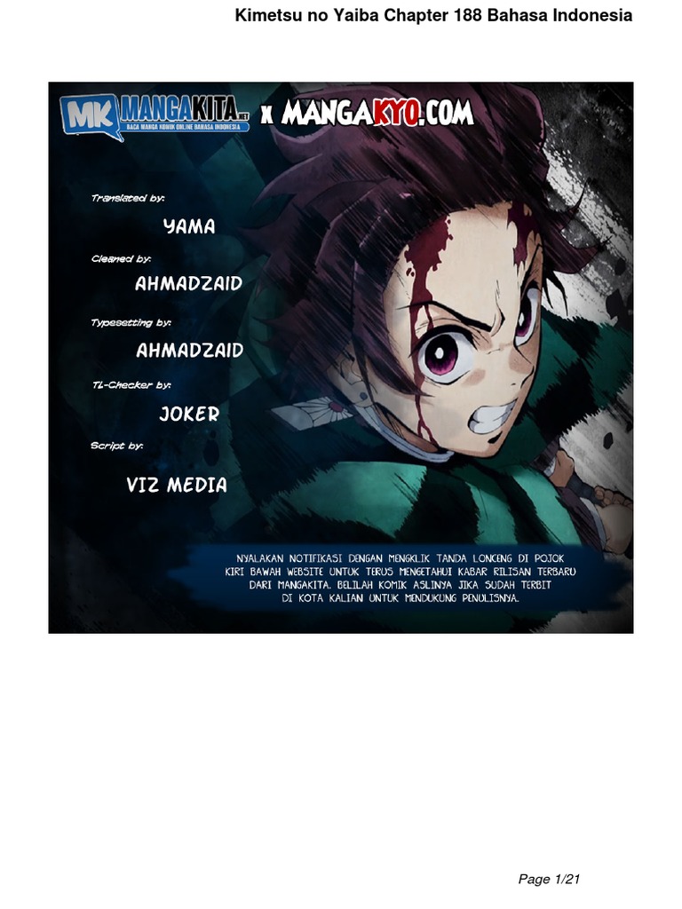 Kimetsu no Yaiba Chapter 188 ID | PDF