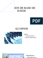 Gestion de Base de Datos