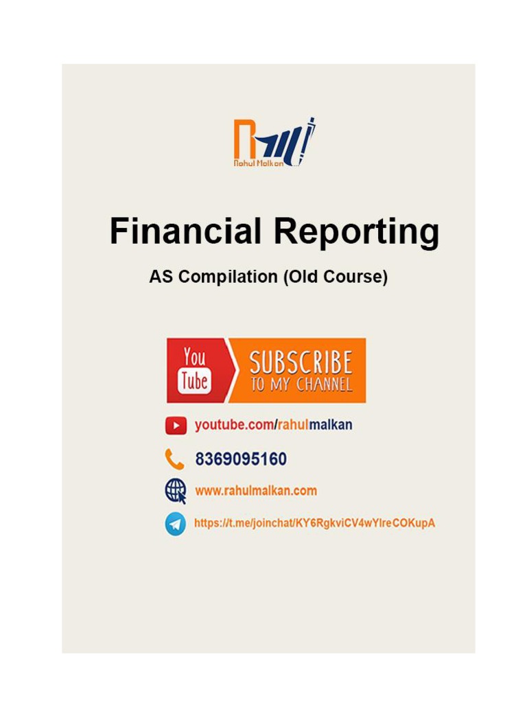 123 - AS Question Bank by Rahul Malkan | PDF | Inventory | Cash