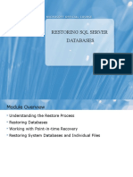 Restoring SQL Server Databases