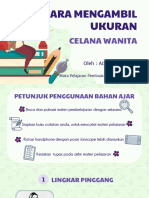 Cara Mengambil Ukuran Celana Wanita PDF