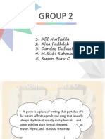 Group 2: 1. Afif Nurfadila 2. Alya Fadhilah 3. Dandre Dafasetya 4. M.Rizki Rahmadiana 5. Raden Roro C