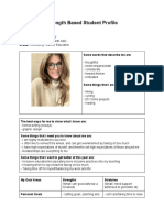 Strength Based Student Profile