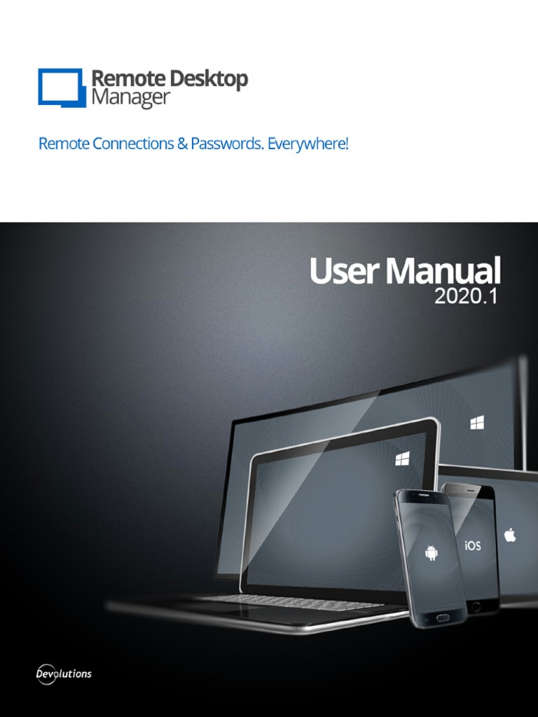 RDM2020 1 PDF | PDF | Remote Desktop Services | Desktop Environment