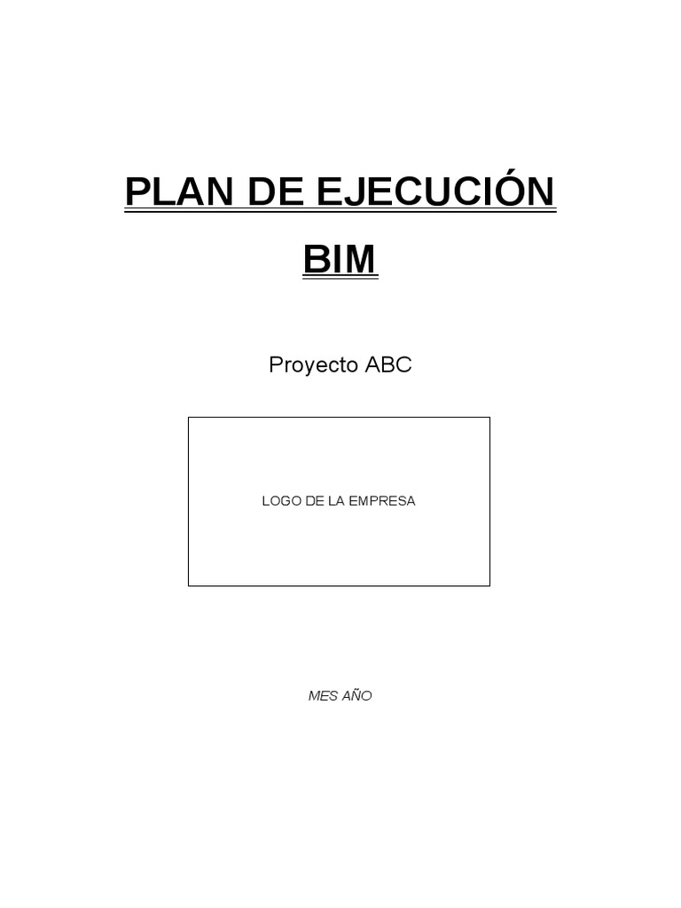 Plantilla Del Plan de Ejecucion BIM | Descargar gratis PDF | Autodesk ...