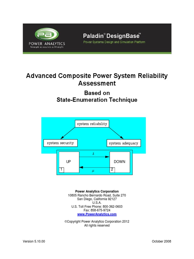 Advanced Composite Power System Reliability Assessment Based On State