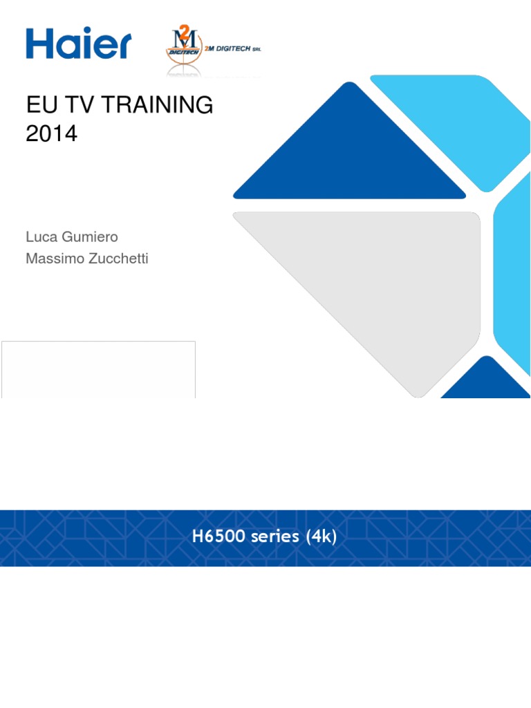 2014 Training - Specification | PDF | Hdmi | Film And Video Technology