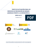 Procedimiento de Actuación para Los Servicios de PRL PDF