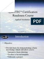 Spacetec Certification Readiness Course: Applied Mechanics