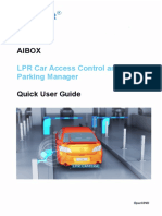 LPR Car Access Control and Parking Manager Quick Guide
