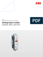 Analog Input Module: Xseries, RMC, and Xio