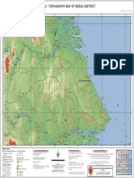 Petatopografi Kabupaten Berau / Topographymapof Berau District