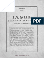 Iasii Cultural Si Social I (1928) - Ioan Dafin