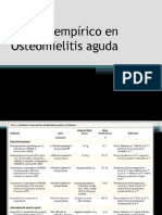 Manejo Empírico en Osteomielitis Aguda JAZ