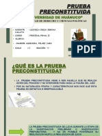 Prueba Preconstituida