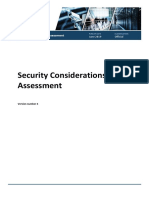 Security Considerations Assessment